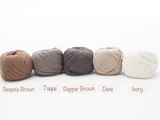 Silky-Soft Cotton Ball - 3 mm - Beige ♻️