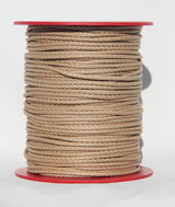 100% Natural Beeswax Cotton Rope 3 ply - 3mm - Beige