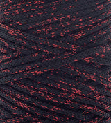 ✨  Outdoor Wonder Braided Cord - 2 mm - Black & Red