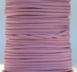 100% Natural Beeswax  Flat Cotton Cord - 4mm - Blush