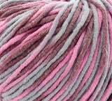 Ombre Worsted Yarn - Merlot w/ Clouds & Lillies