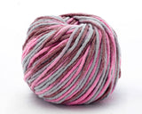 Ombre Worsted Yarn - Merlot w/ Clouds & Lillies