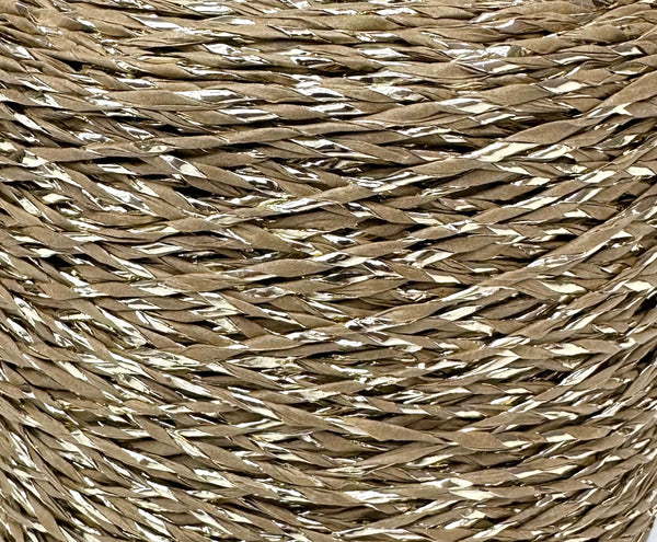 Multicolor Paper Raffia  Gold & Dune