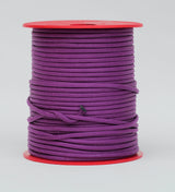 100% Natural Beeswax  Flat Cotton Cord - 4mm - Deep Violet