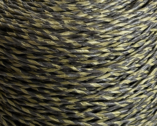 Multicolor Paper Raffia. Olive & Moss Green