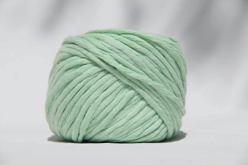 Silky-Soft Cotton Ball - 3 mm - Soft Mint Green ♻️