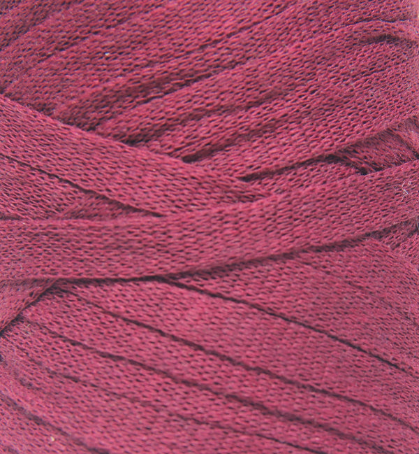 Cotton Ribbon Cord - Bordeaux ♻️