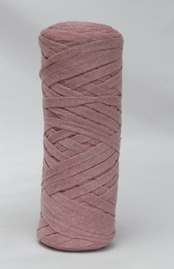 Cotton Ribbon Cord - Dusty Pink ♻️