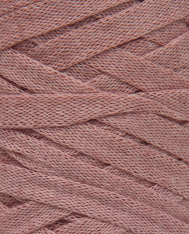 Cotton Ribbon Cord - Dusty Pink ♻️