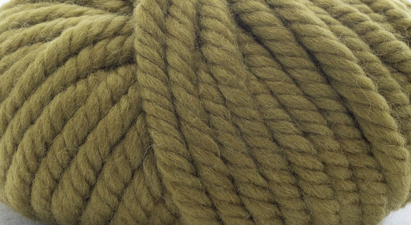 Super Chunky Wool Yarn - Olive