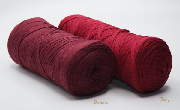 Cotton Ribbon Cord - Cherry Red ♻️