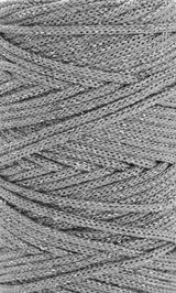 ✨  Outdoor Wonder Braided Cord - 2 mm - Silver