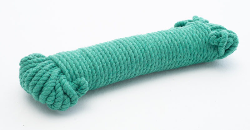 Cotton Rope - 3 Ply - 5 mm - Leaf Green ♻️