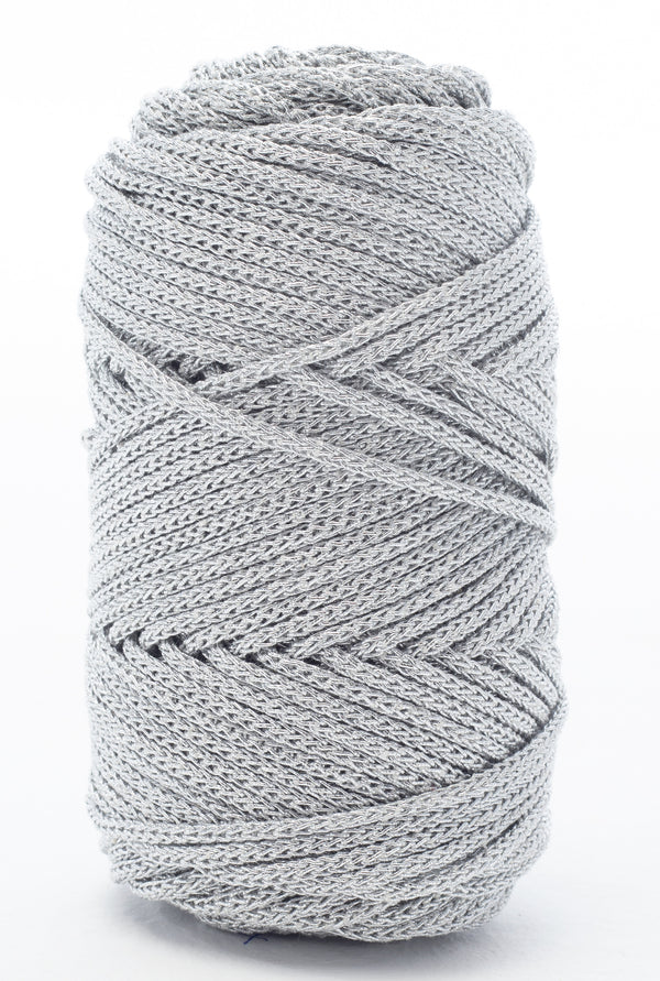 ✨ Metallic Braided Cord- Silver