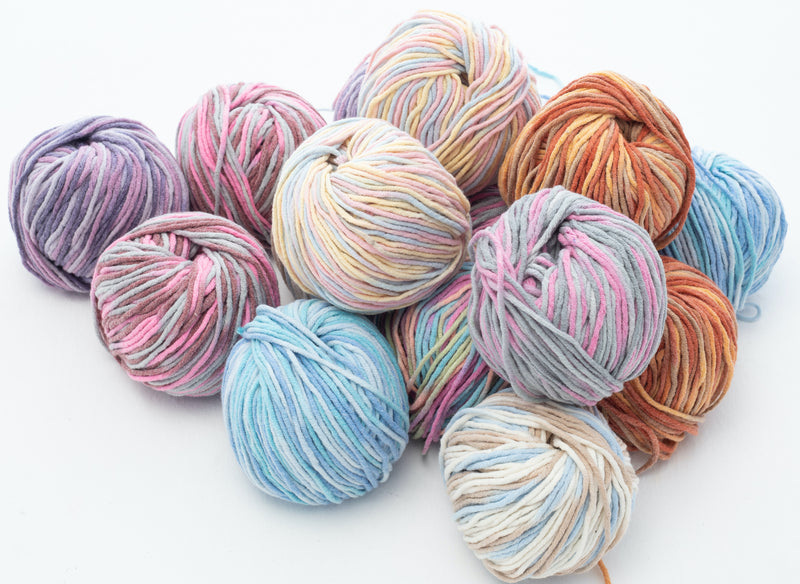 Ombre Worsted Yarn - Rainbows in Spring