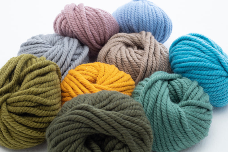 Super Chunky Wool Yarn - Aqua