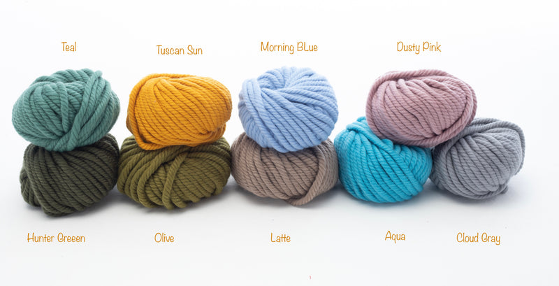 Super Chunky Wool Yarn - Tuscany Sun