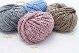 Super Chunky Wool Yarn - Dusty Rose