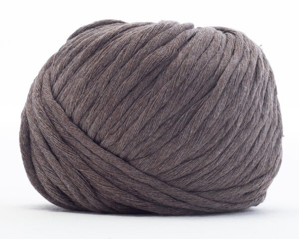 Silky-Soft Cotton Ball - 3 mm - Pepper Brown ♻️